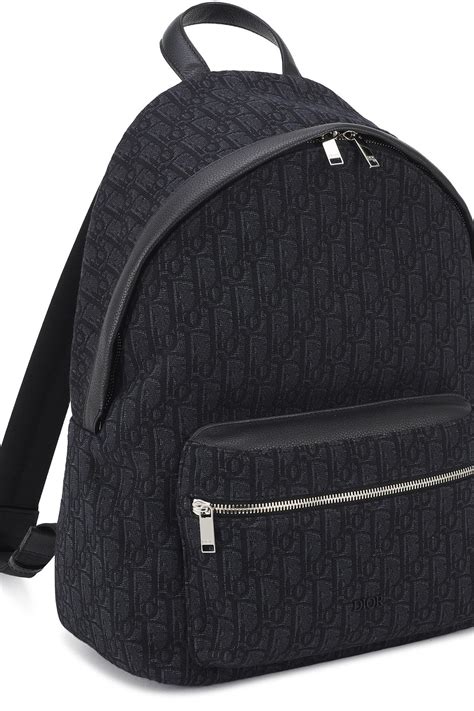 dior backpack black|Dior rider backpack.